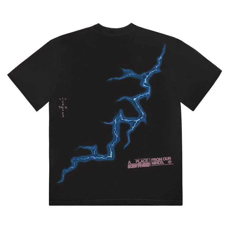 Cactus Jack by Travis Scott For Fragment Danger Tee 'Black' - Image 2