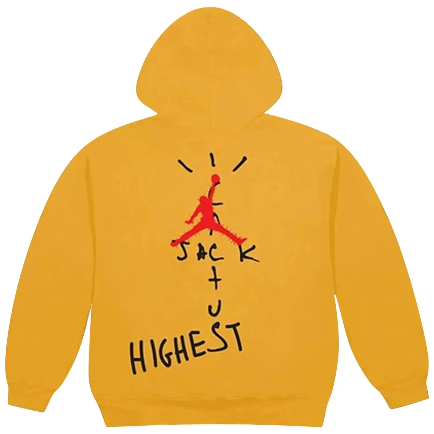 Cactus Jack by Travis Scott x Air Jordan Highest Hoodie 'Gold' - Image 2
