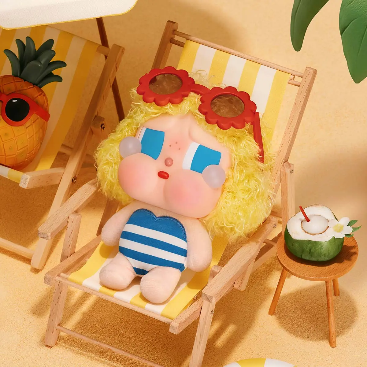 CRYBABY Vacation Mode On Series-Vinyl Plush Pendant Blind Box x 1 - Image 6
