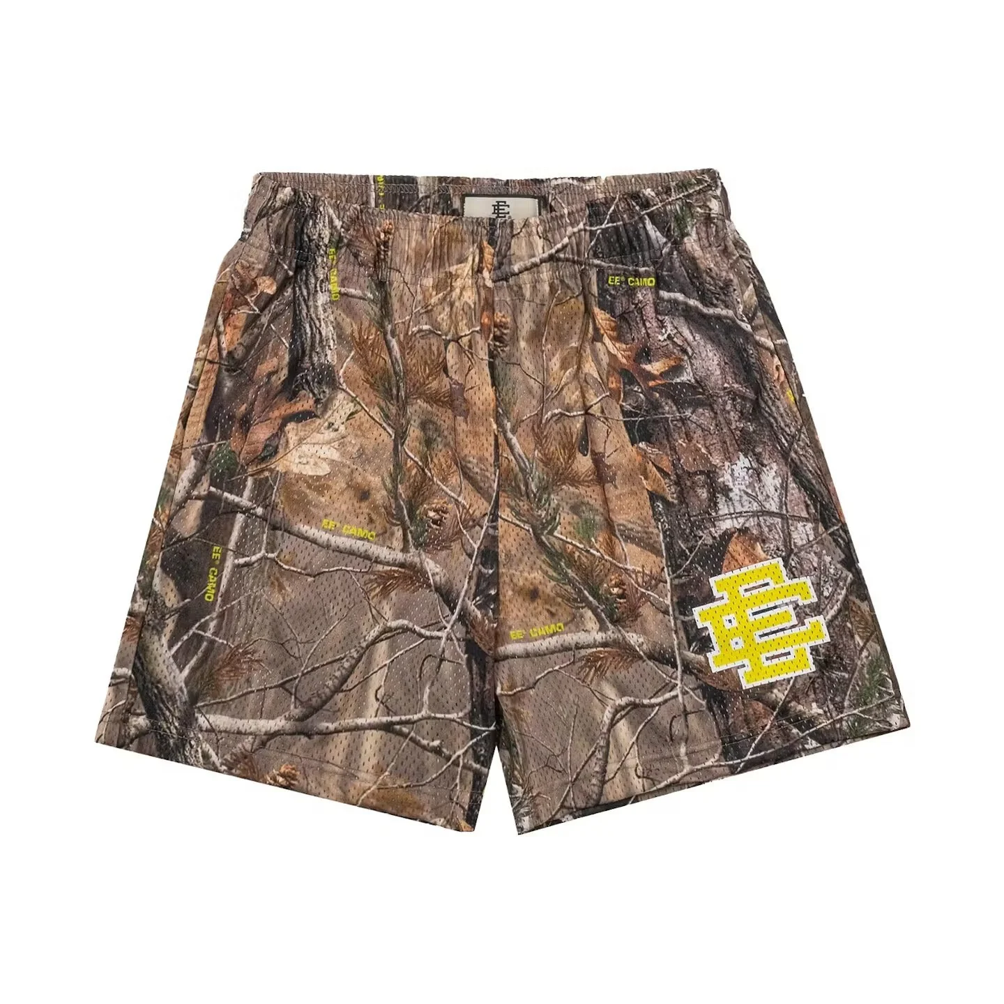 Eric Emanuel EE Basic Shorts 'Camo Neon'
