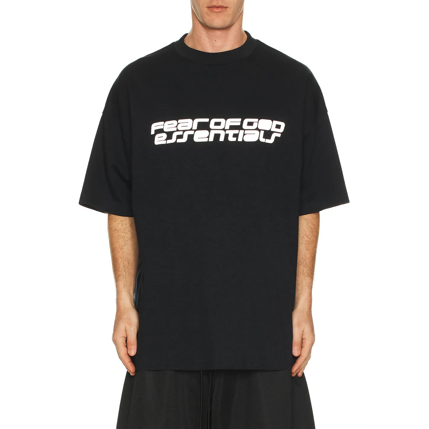 Fear Of God Essentials Ponte 90's T-Shirt 'Black'