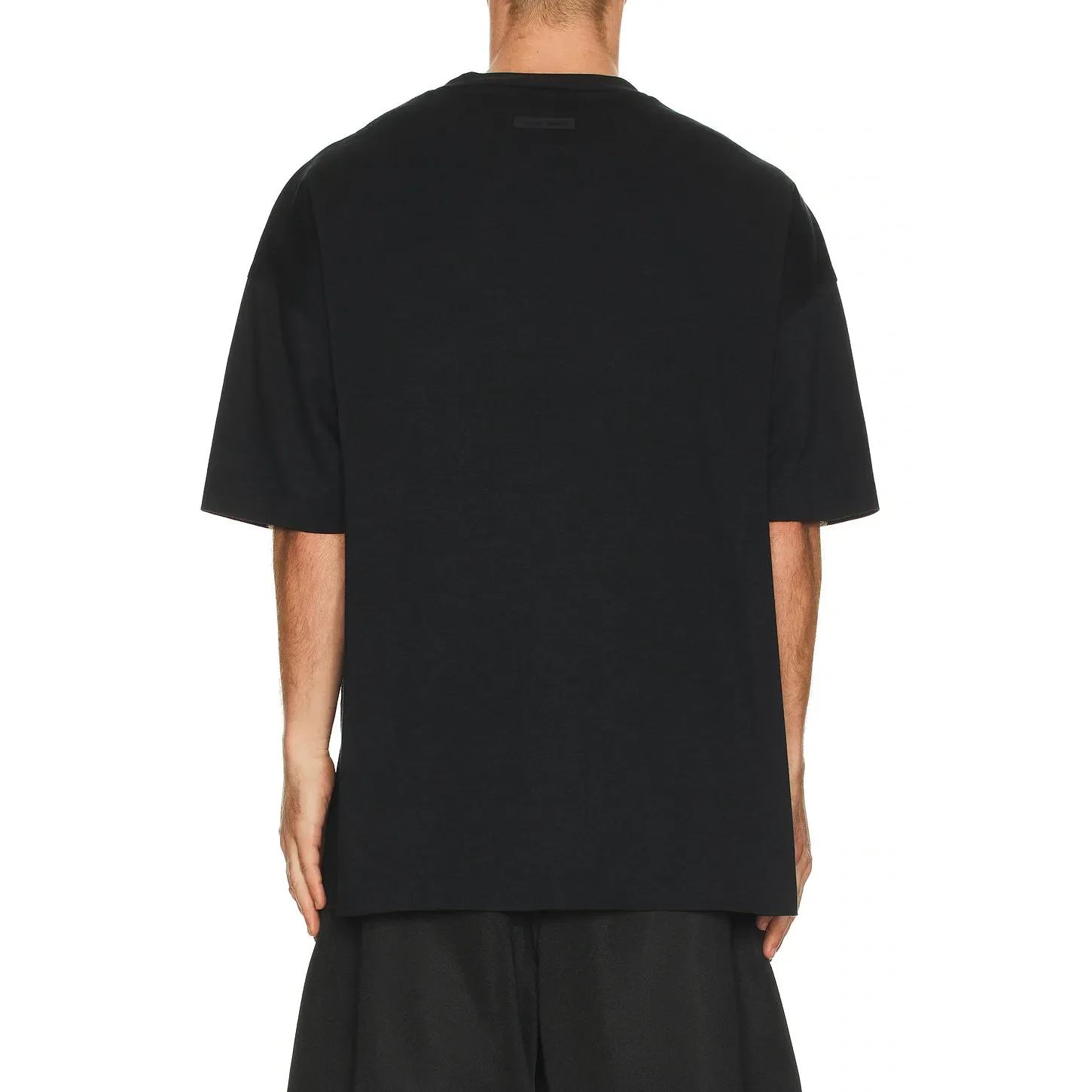 Fear Of God Essentials Ponte 90's T-Shirt 'Black' - Image 2