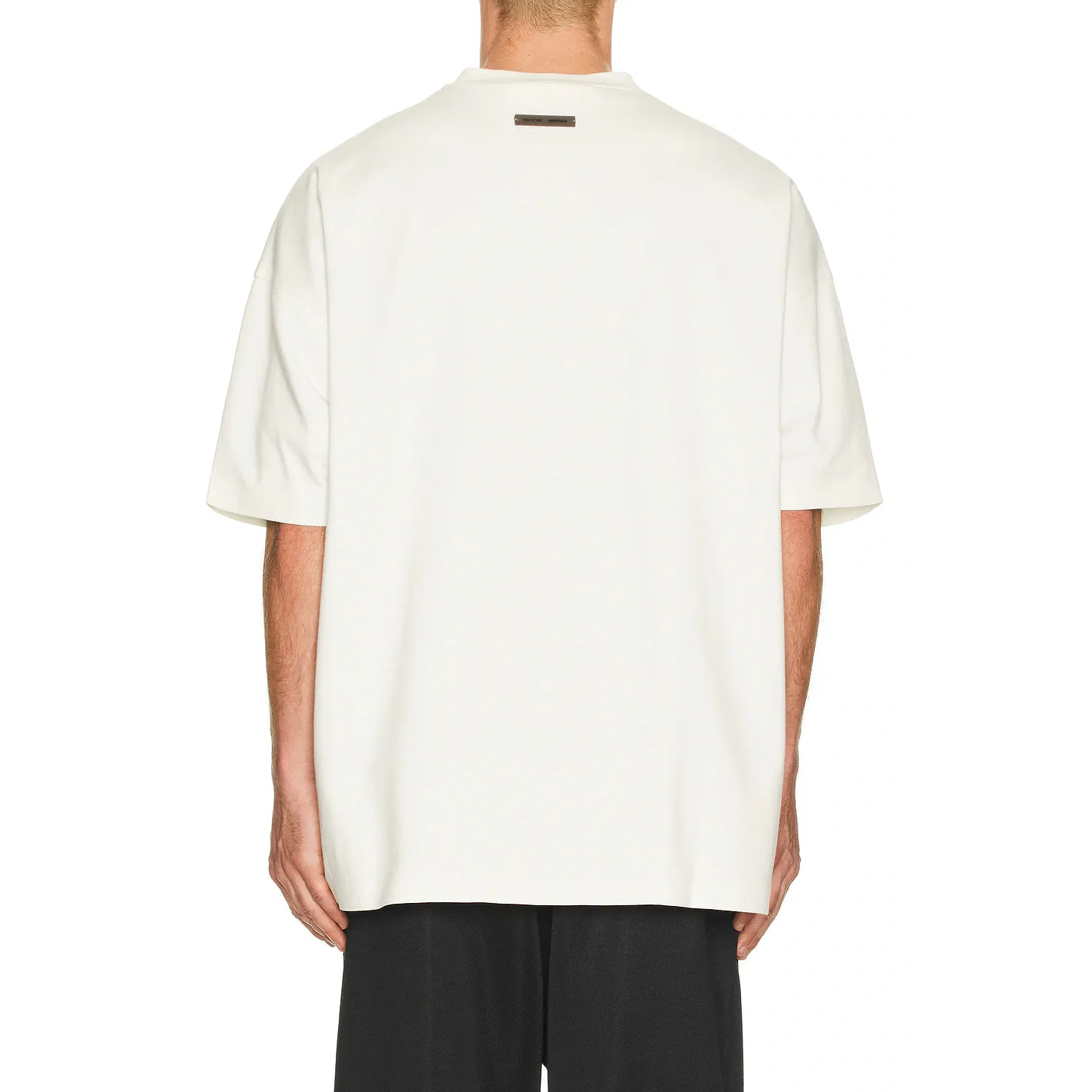 Fear Of God Essentials Ponte 90's T-Shirt 'Ivory' - Image 2