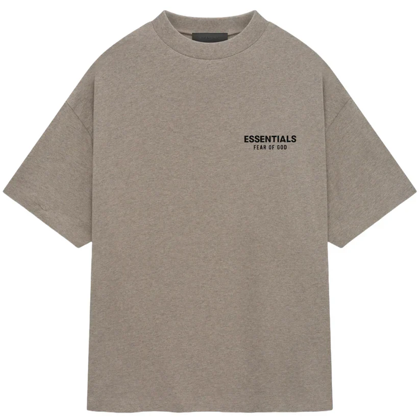 Fear Of God Essentials Holiday 24 T-Shirt 'Dark Heather Oatmeal'