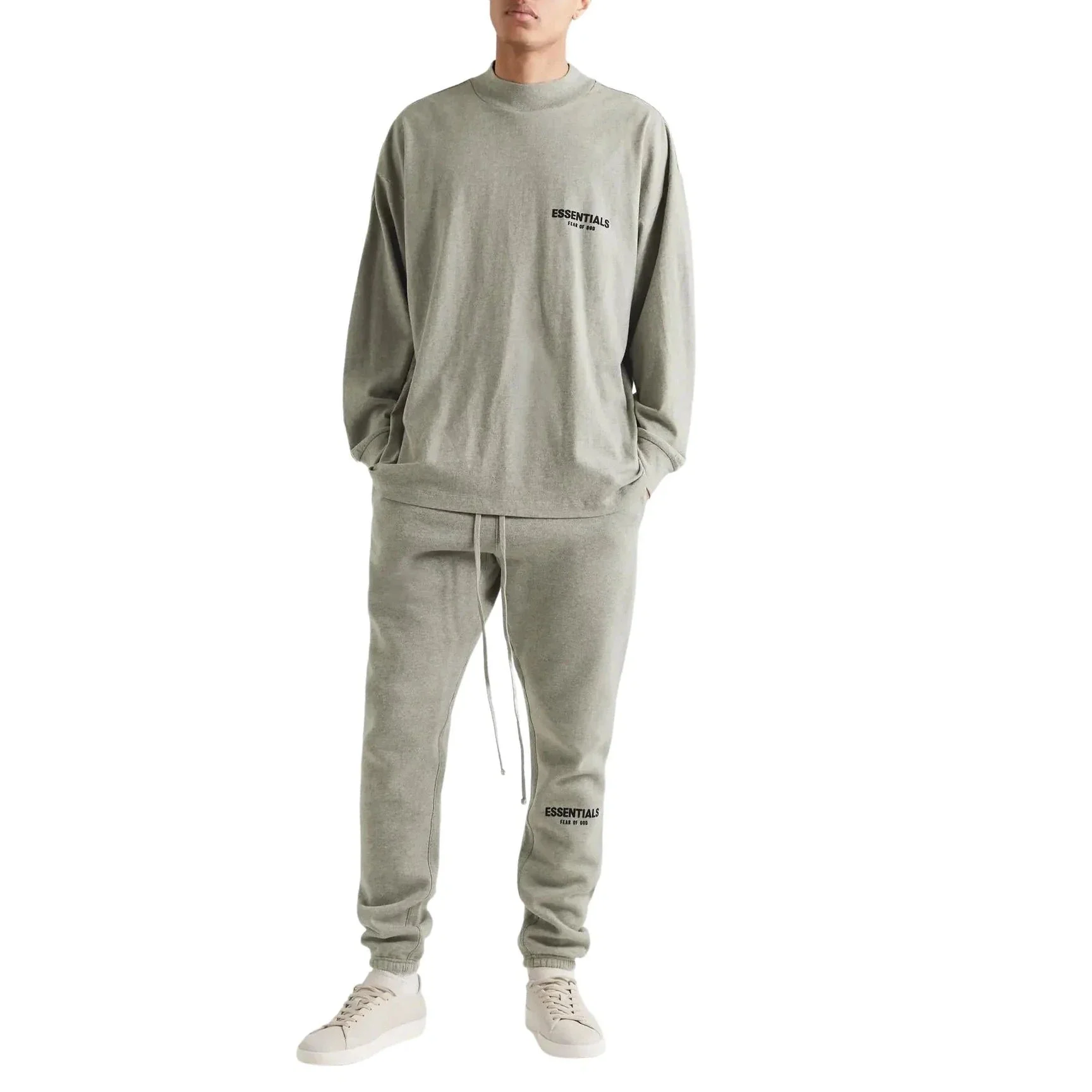 Fear Of God Essentials 'Dark Oatmeal' Sweatpants SS22 - Image 4