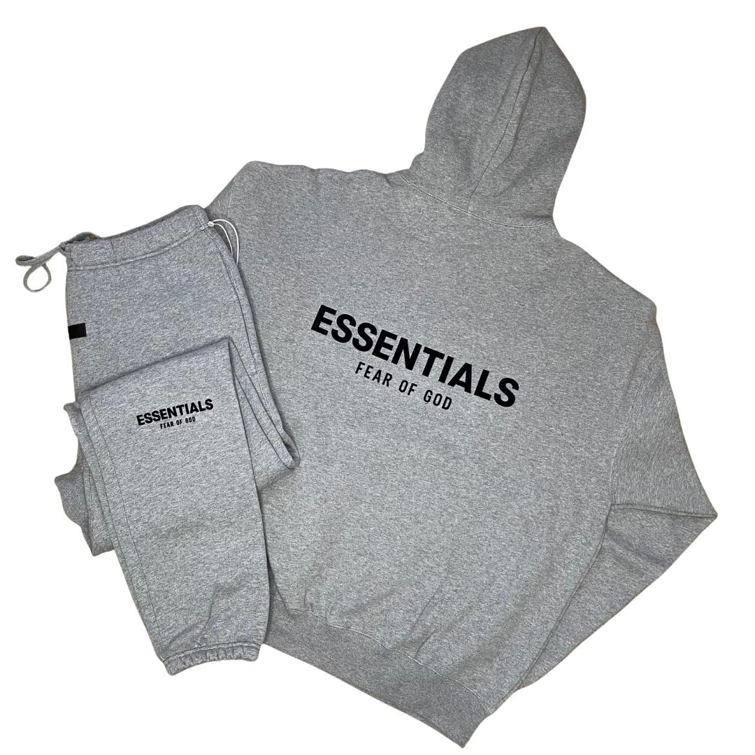 Fear Of God Essentials 'Dark Oatmeal' Tracksuit SS22 - Image 2