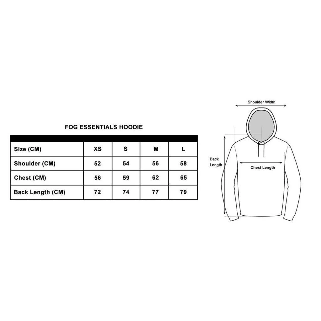Fear Of God Essentials Front Logo Hoodie 'Black' SS20 - Image 2