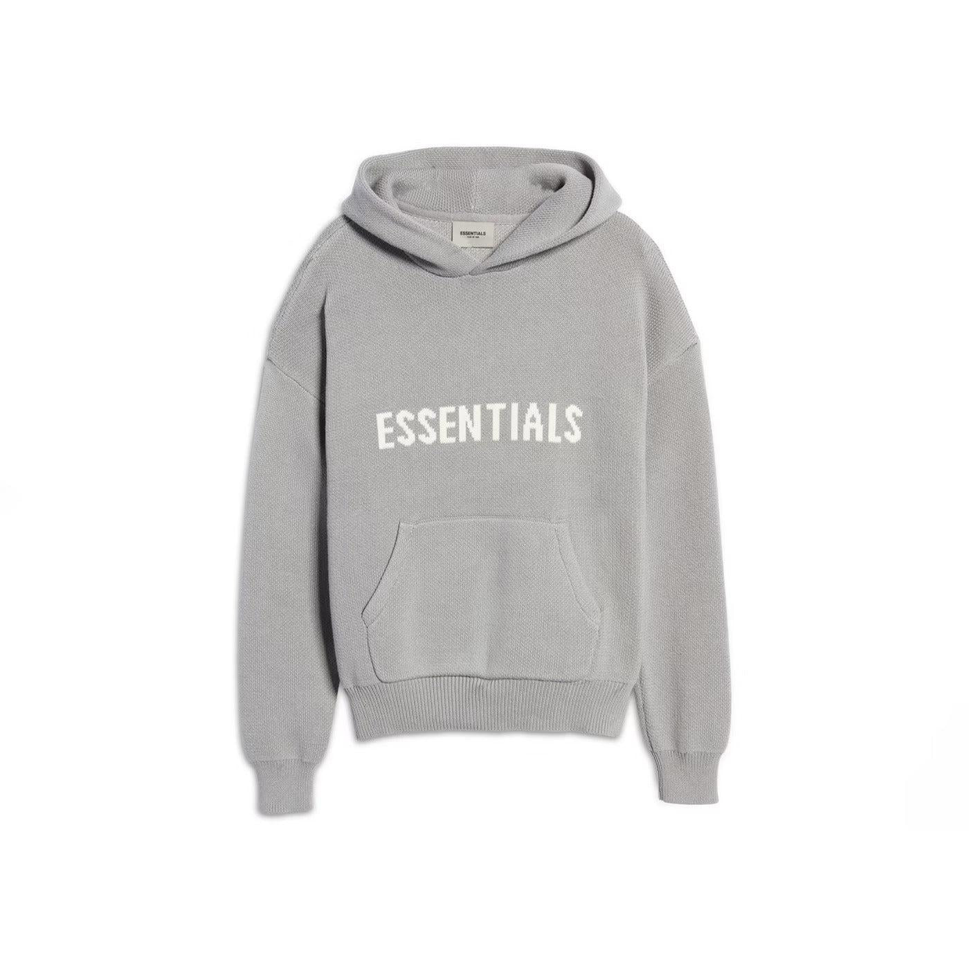 Fear Of God Essentials Knit SS21 Hoodie 'Pebble'
