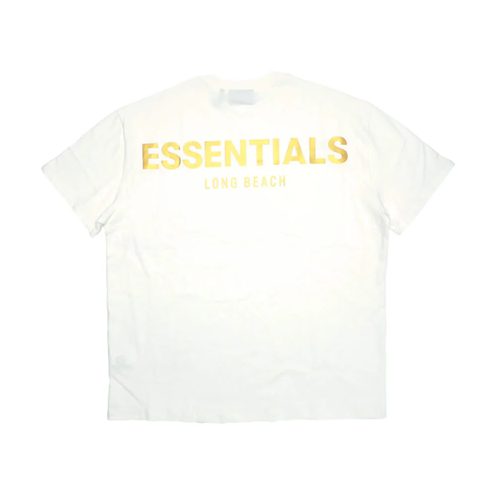 Fear of God Essentials Long Beach SS19 3M T-Shirt 'White' - Image 2