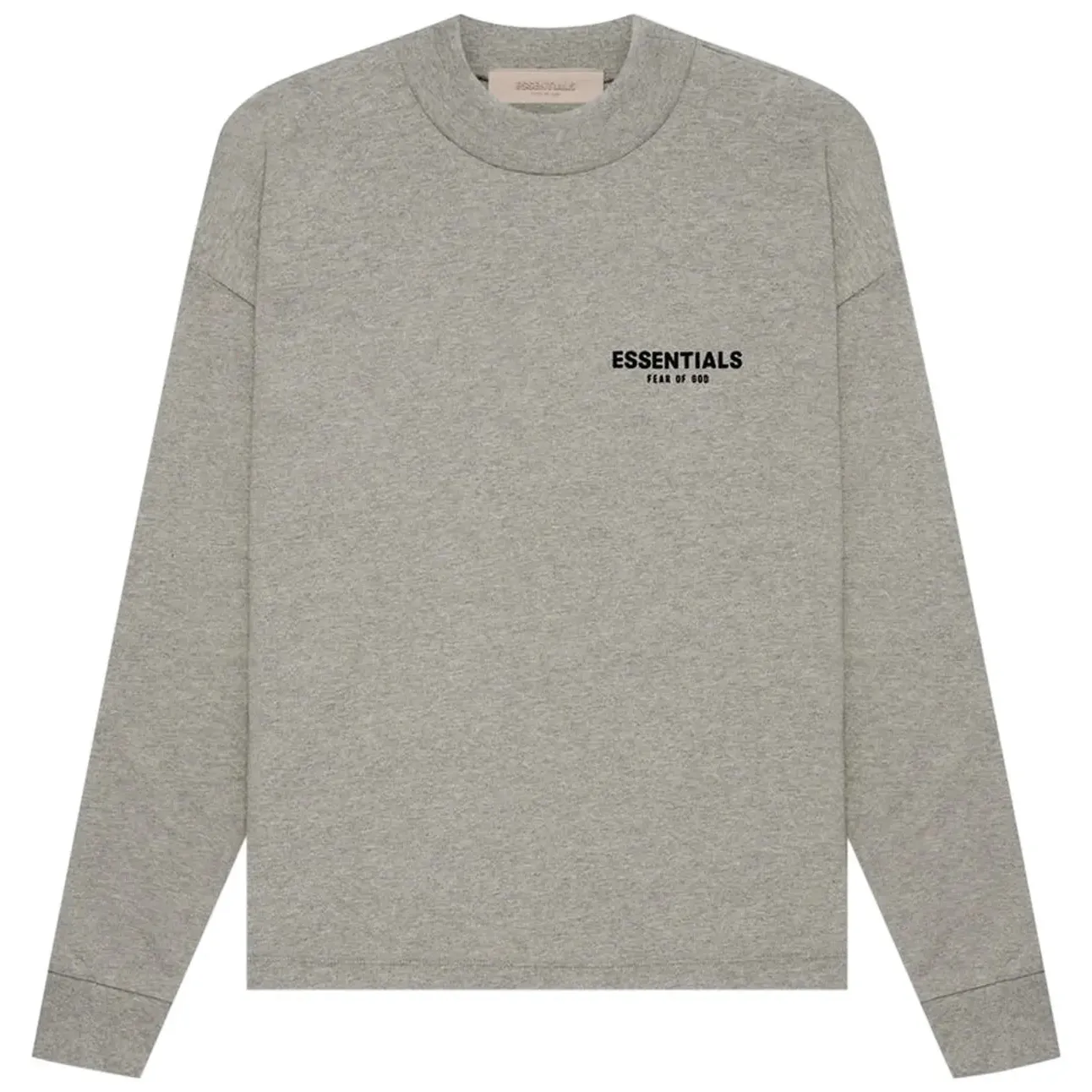Fear of God Essentials Long-Sleeve T-Shirt 'Dark Oatmeal'