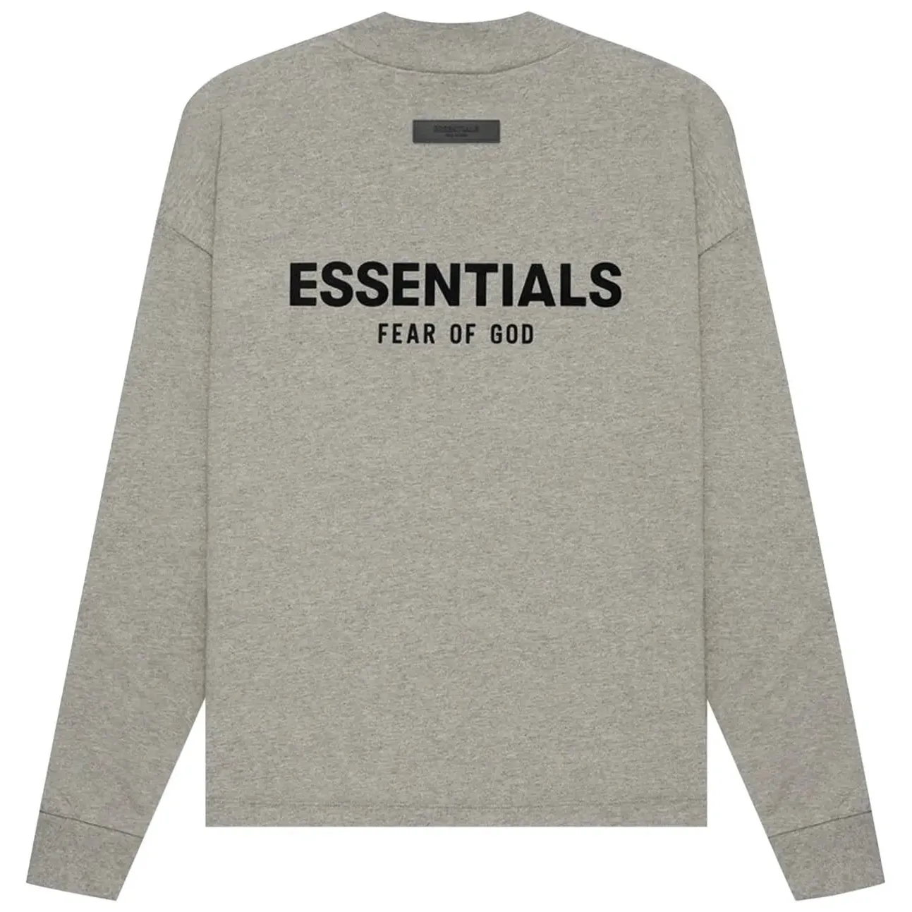 Fear of God Essentials Long-Sleeve T-Shirt 'Dark Oatmeal' - Image 2