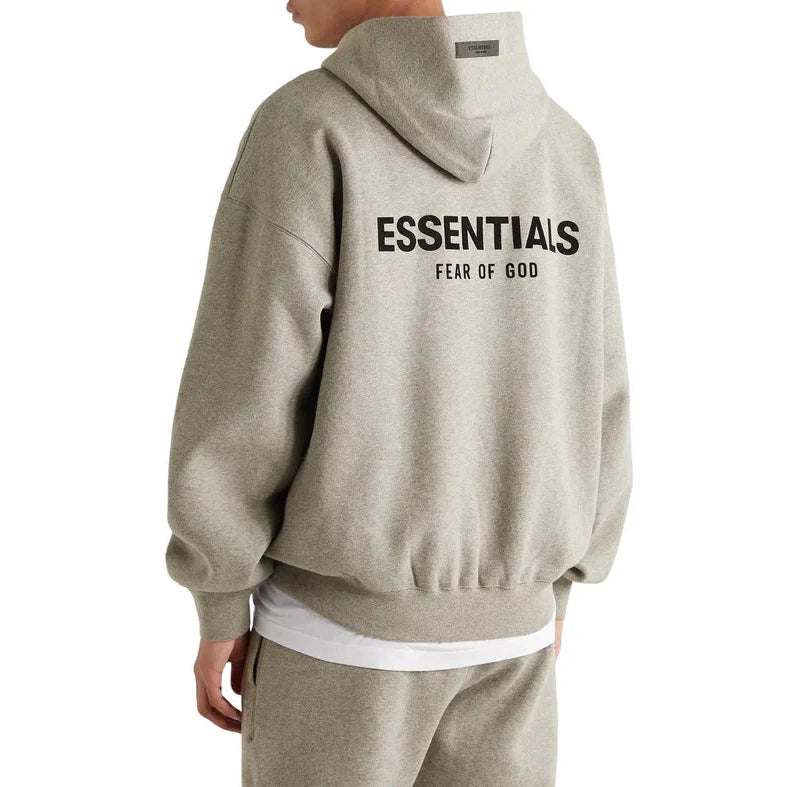Fear Of God Essentials Pull-Over Hoodie Core 'Dark Oatmeal' 2.0 - Image 2