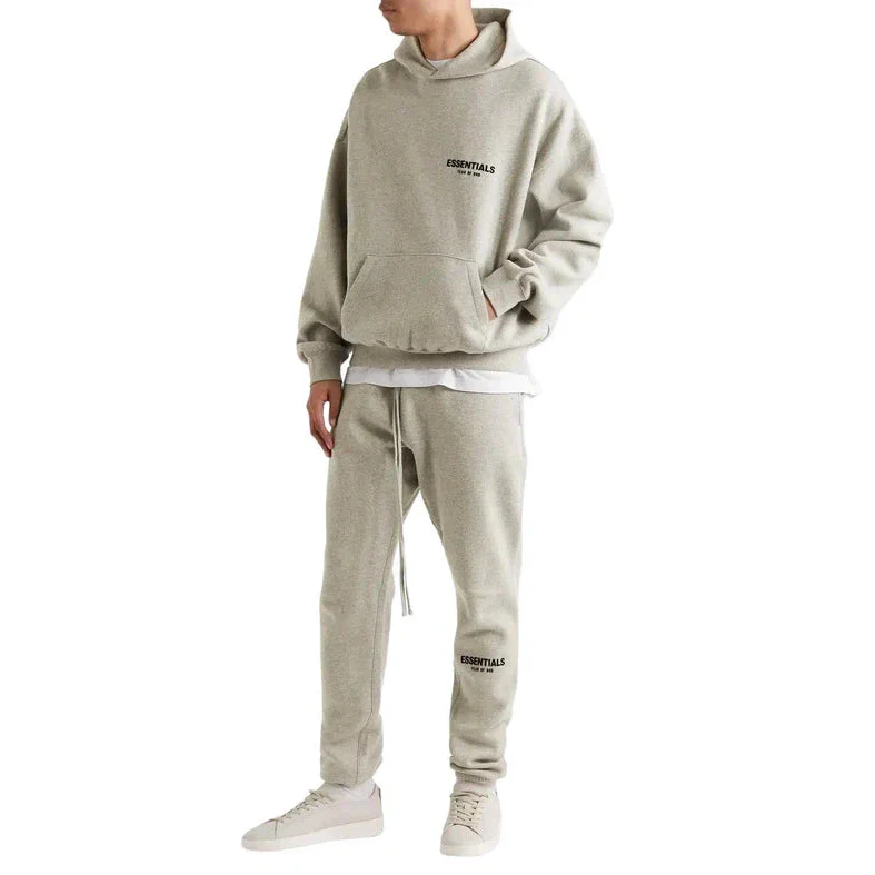 Fear Of God Essentials Pull-Over Hoodie Core 'Dark Oatmeal' 2.0 - Image 3