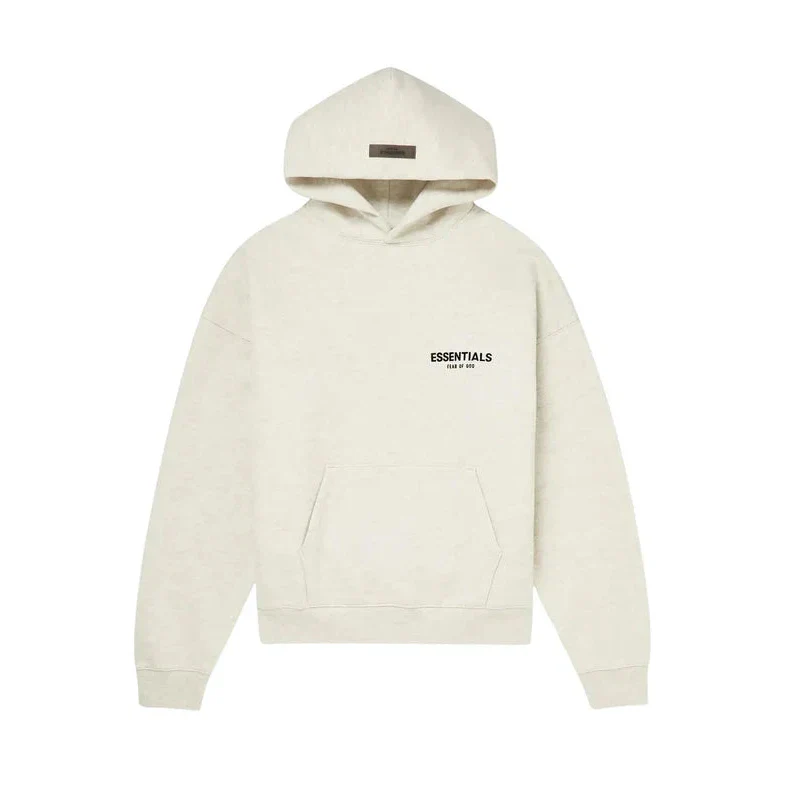 Fear Of God Essentials Pull-Over Hoodie Core 'Light Oatmeal' 2.0 - Image 2