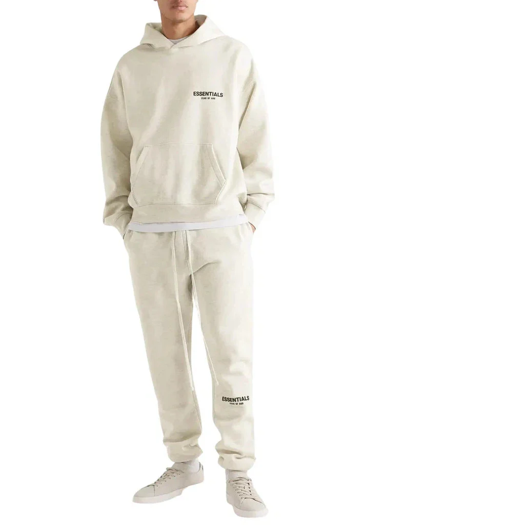 Fear Of God Essentials Pull-Over Hoodie Core 'Light Oatmeal' 2.0 - Image 5