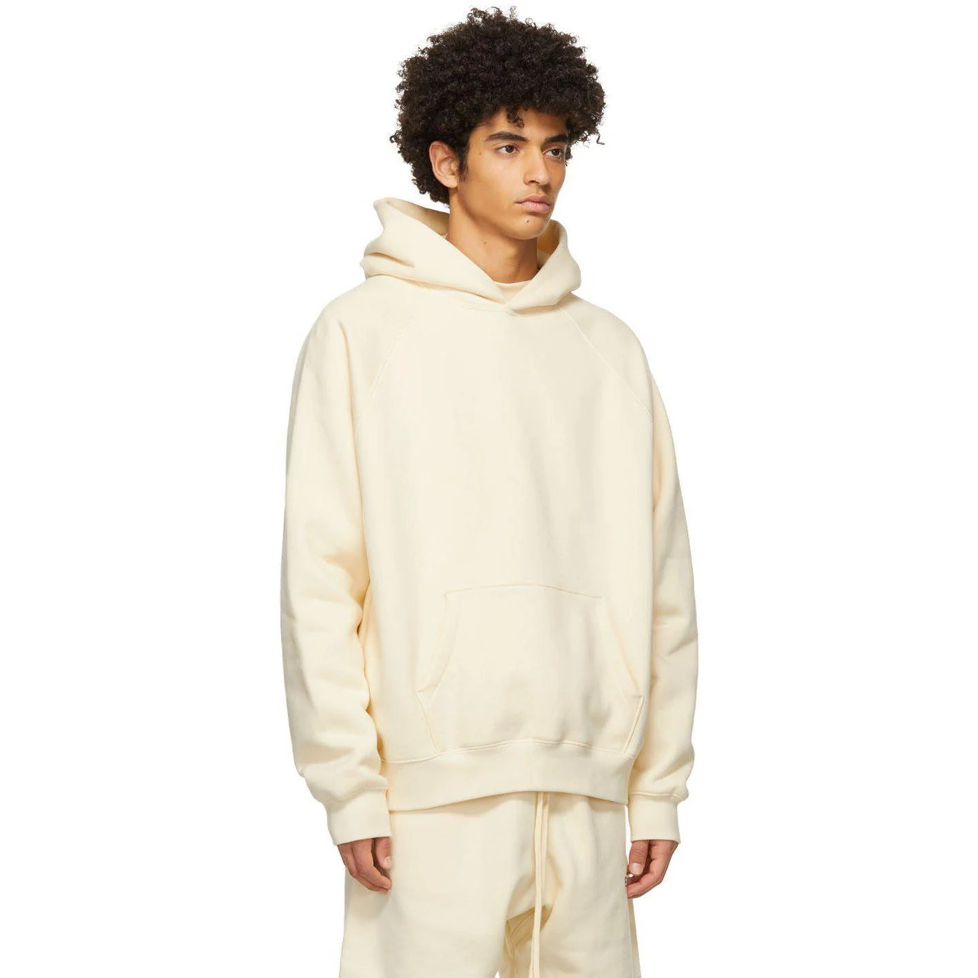 Fear Of God Essentials 'Buttercream' Hoodie SS21 - Image 3