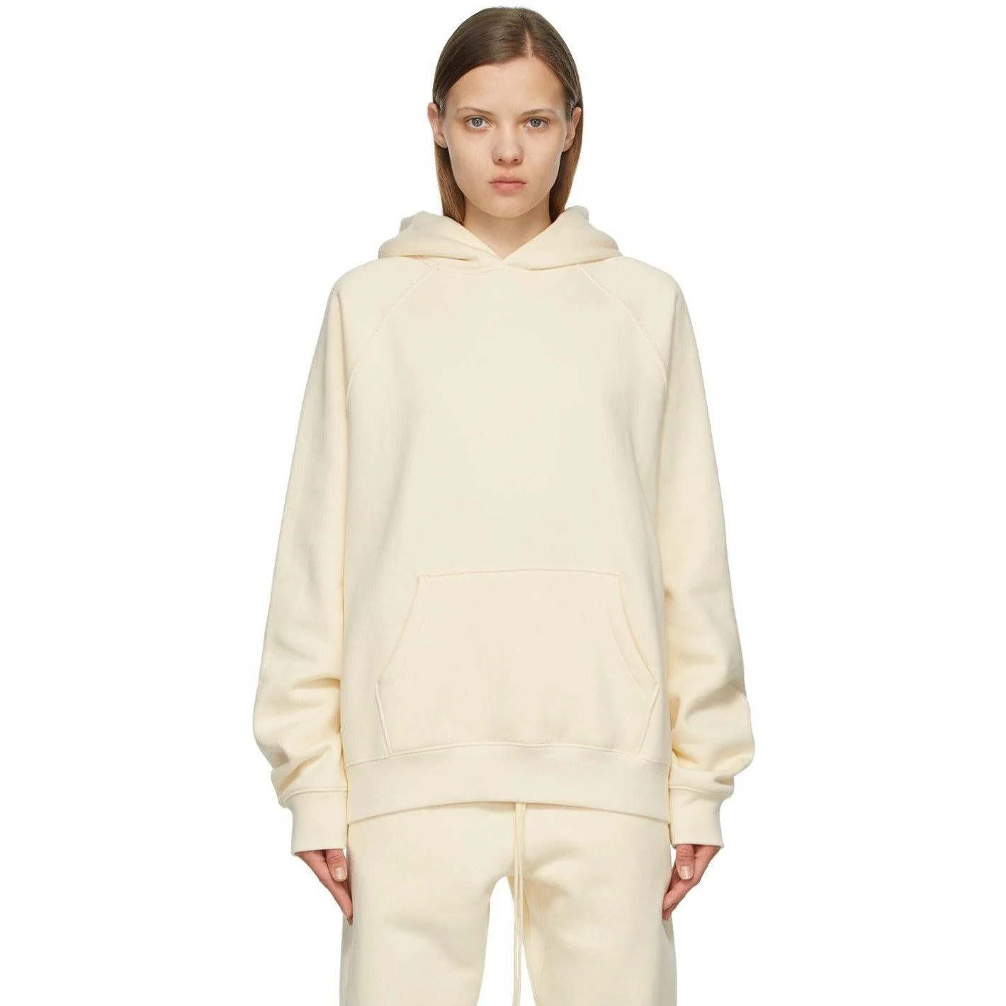 Fear Of God Essentials 'Buttercream' Hoodie SS21 - Image 4