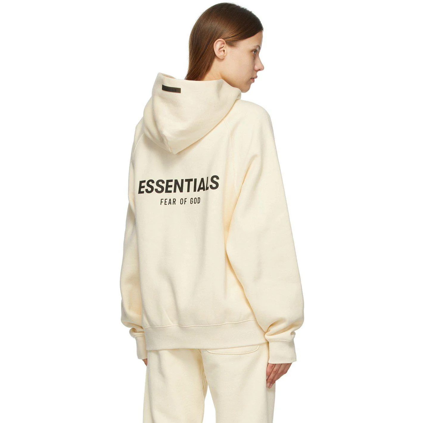 Fear Of God Essentials 'Buttercream' Hoodie SS21 - Image 6