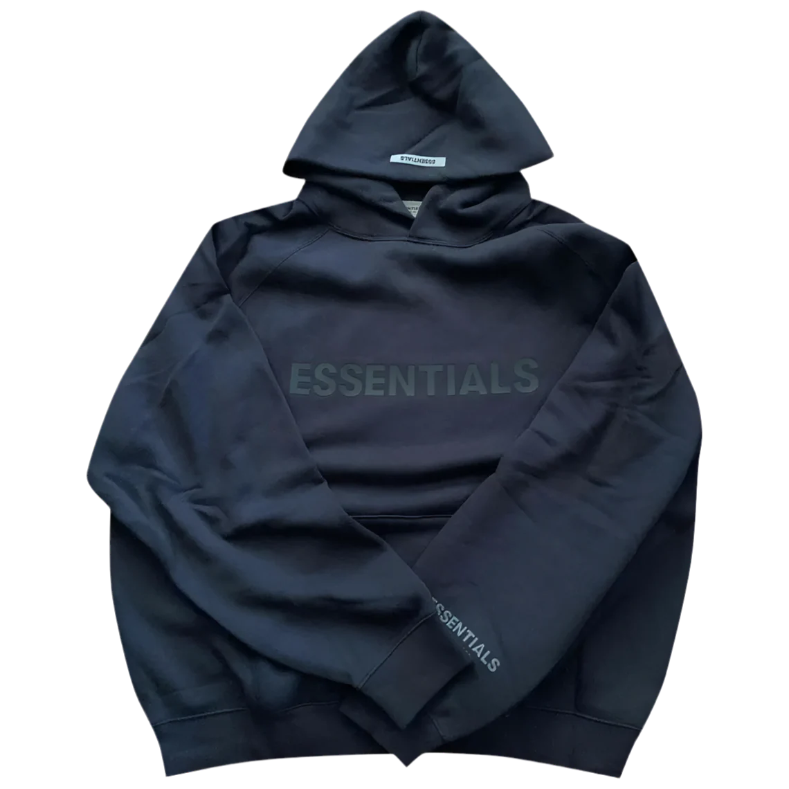 Fear of God Essentials Pullover SS20 Hoodie 'Dark Navy' - Image 2