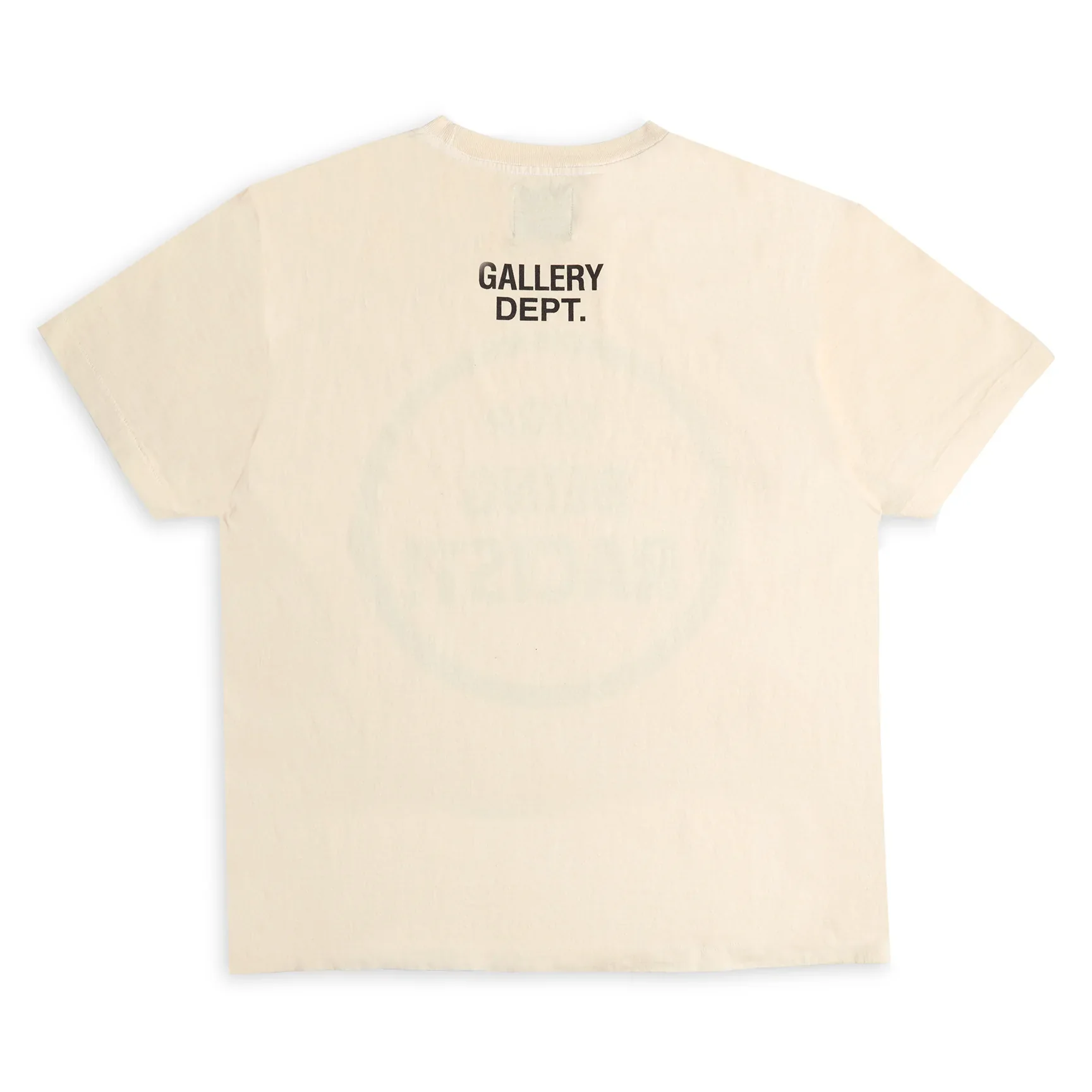 Gallert Dept. Stop Being Racist Tee 'Cream' - Image 2