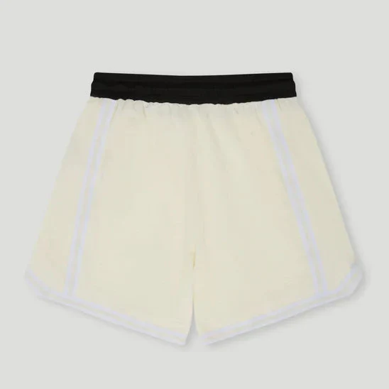 Geedup Emboss Mesh Shorts Cream - Image 2