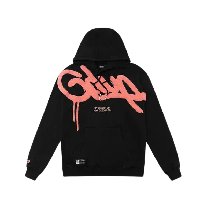 Geedup Handstyle Hoodie Peach Handstyle