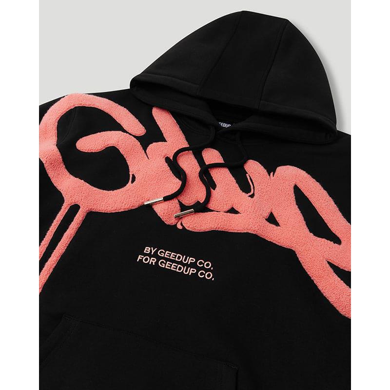 Geedup Handstyle Hoodie Peach Handstyle - Image 2