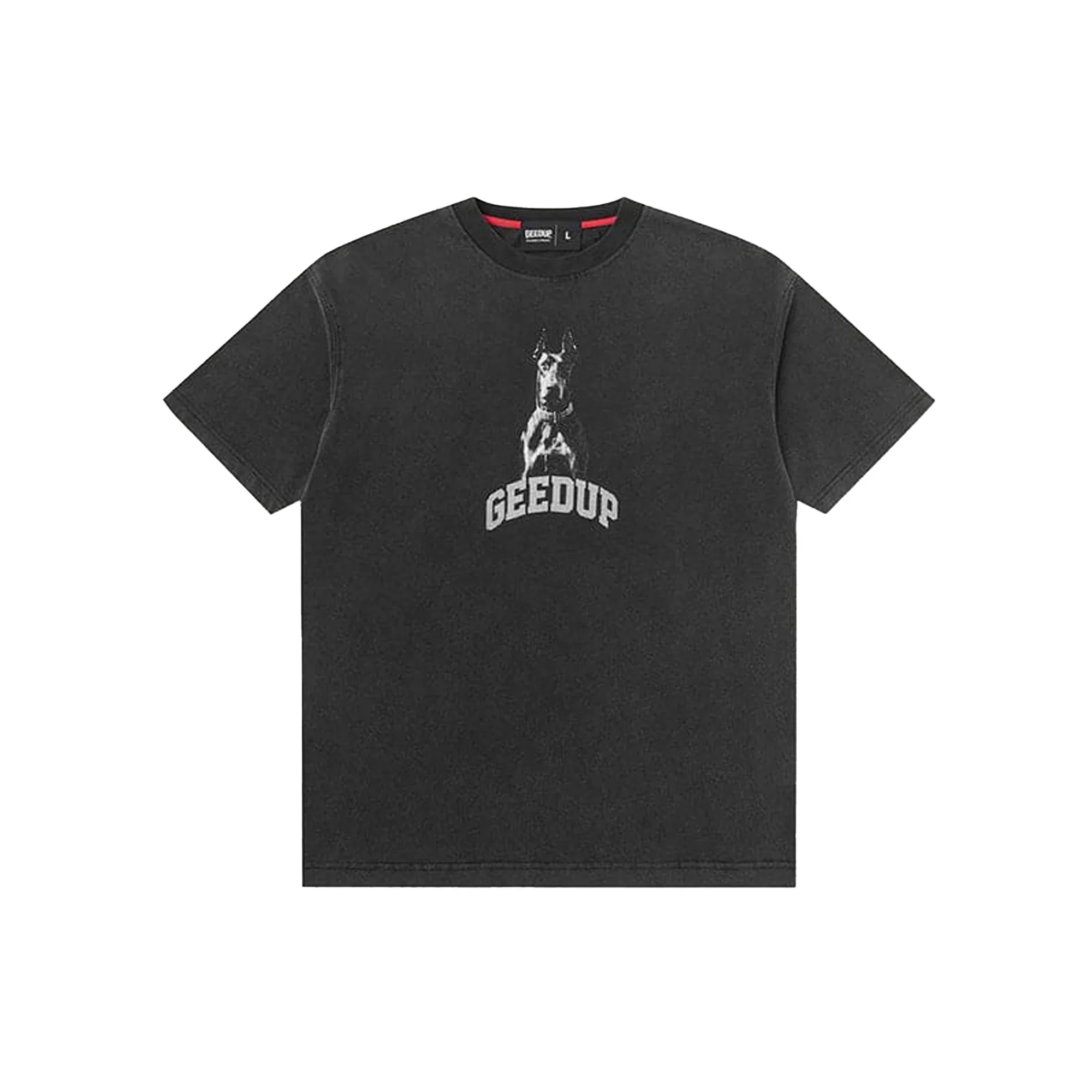 Geedup L.P.S Dobermann T-Shirt 'Washed Black'
