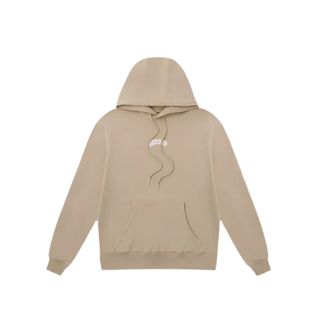 Geedup Micro Team Logo Hoodie 'Tan'