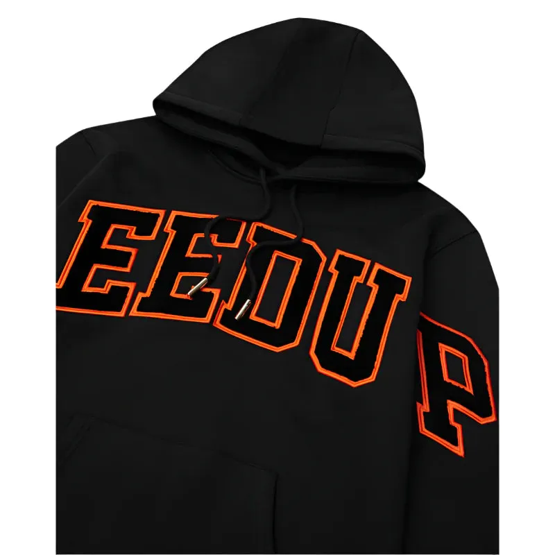 Geedup Team Logo Hoodie 'Black Orange' - Image 2