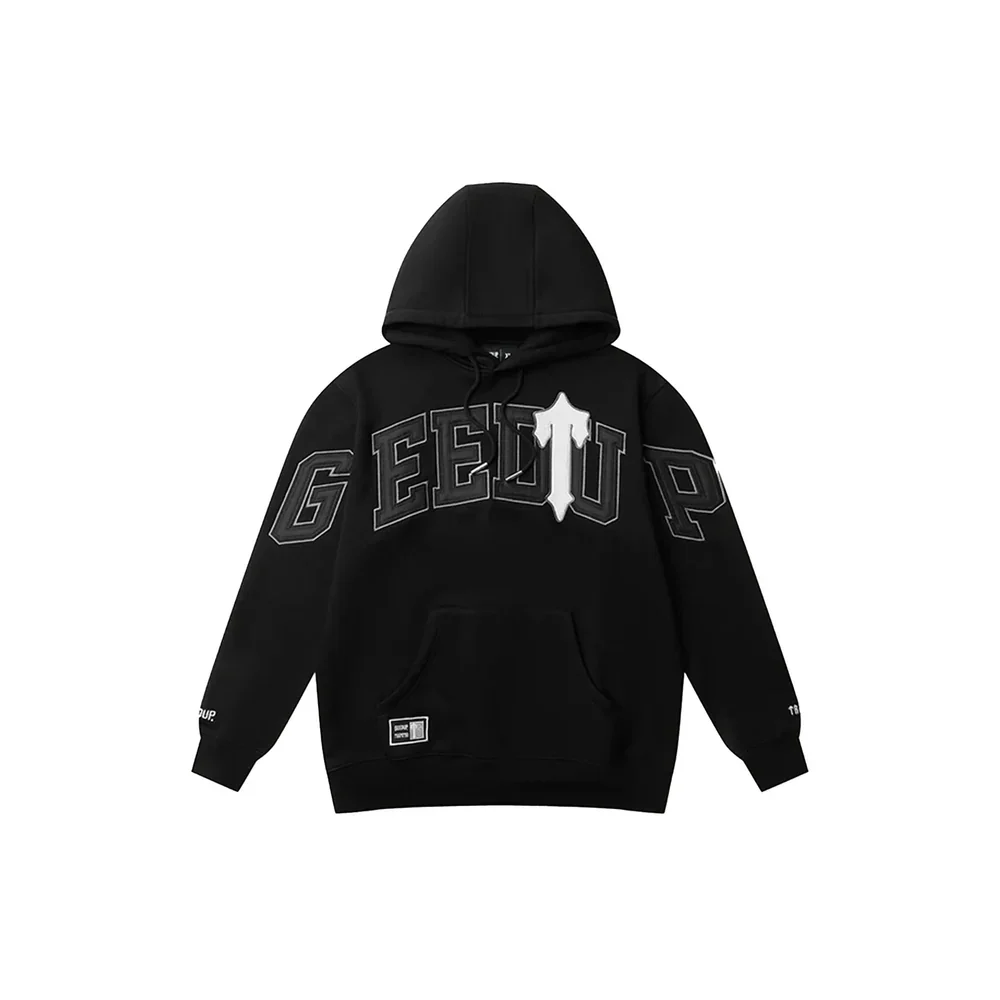 Geedup x Trapstar Team Logo x Irongate T Hoodie 'Black White'