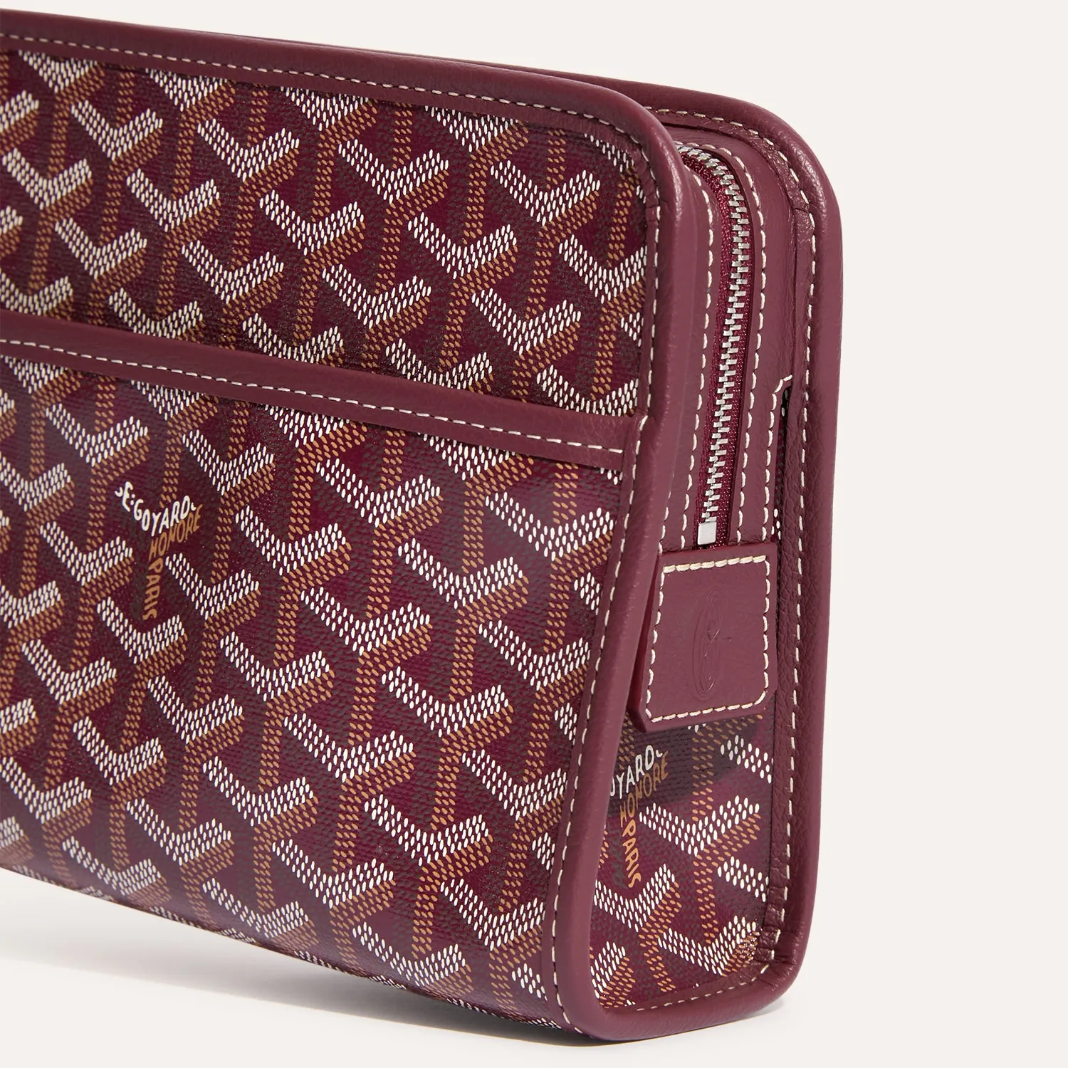 Goyard Jouvence PM Toiletry Bag 'Burgundy' - Image 3
