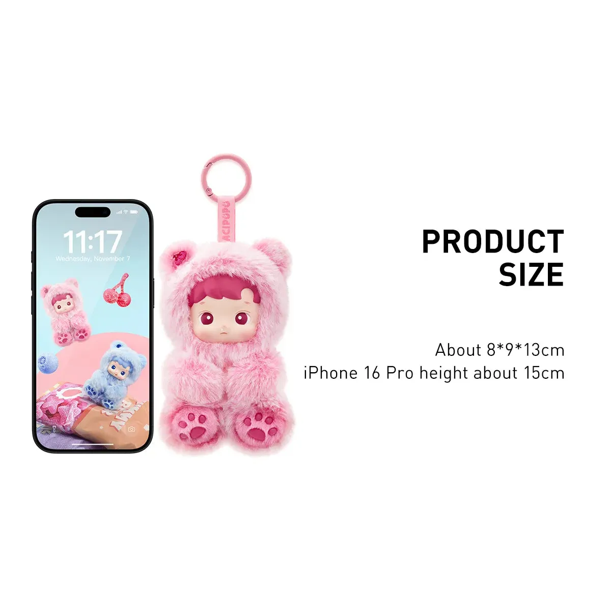HACIPUPU Gummy Bear Series-Vinyl Plush Pendant Blind Box x 1 - Image 4