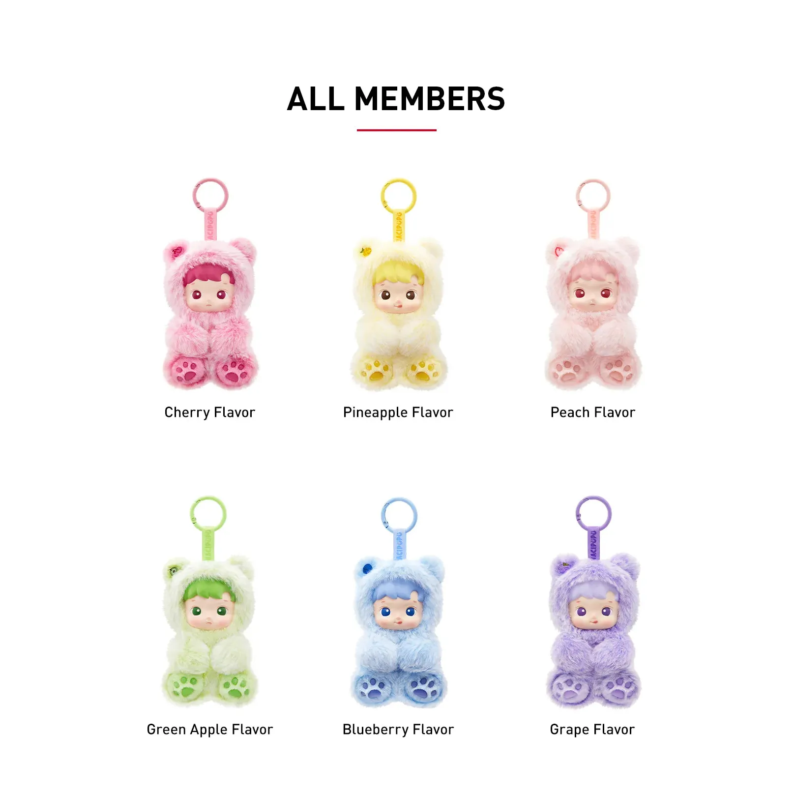 HACIPUPU Gummy Bear Series-Vinyl Plush Pendant Blind Box x 1 - Image 6