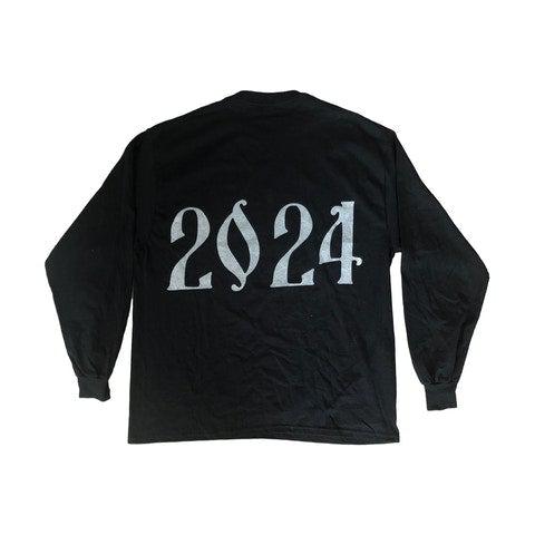 Kanye West Bullseye DONDA Chicago Listening Event L/S T-shirt Black - Image 2