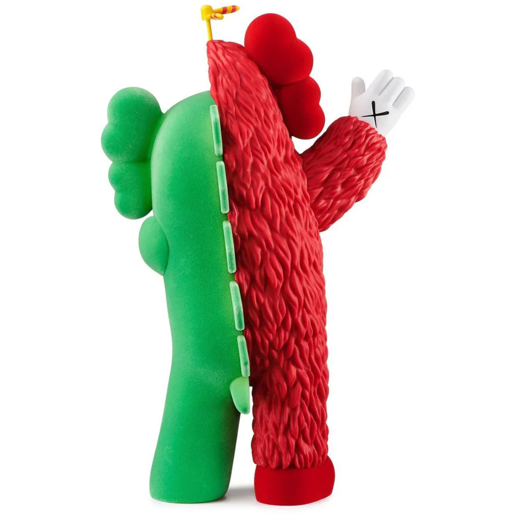 KAWS KACHAMUKKU Vinyl Figure Green/Red - Image 3