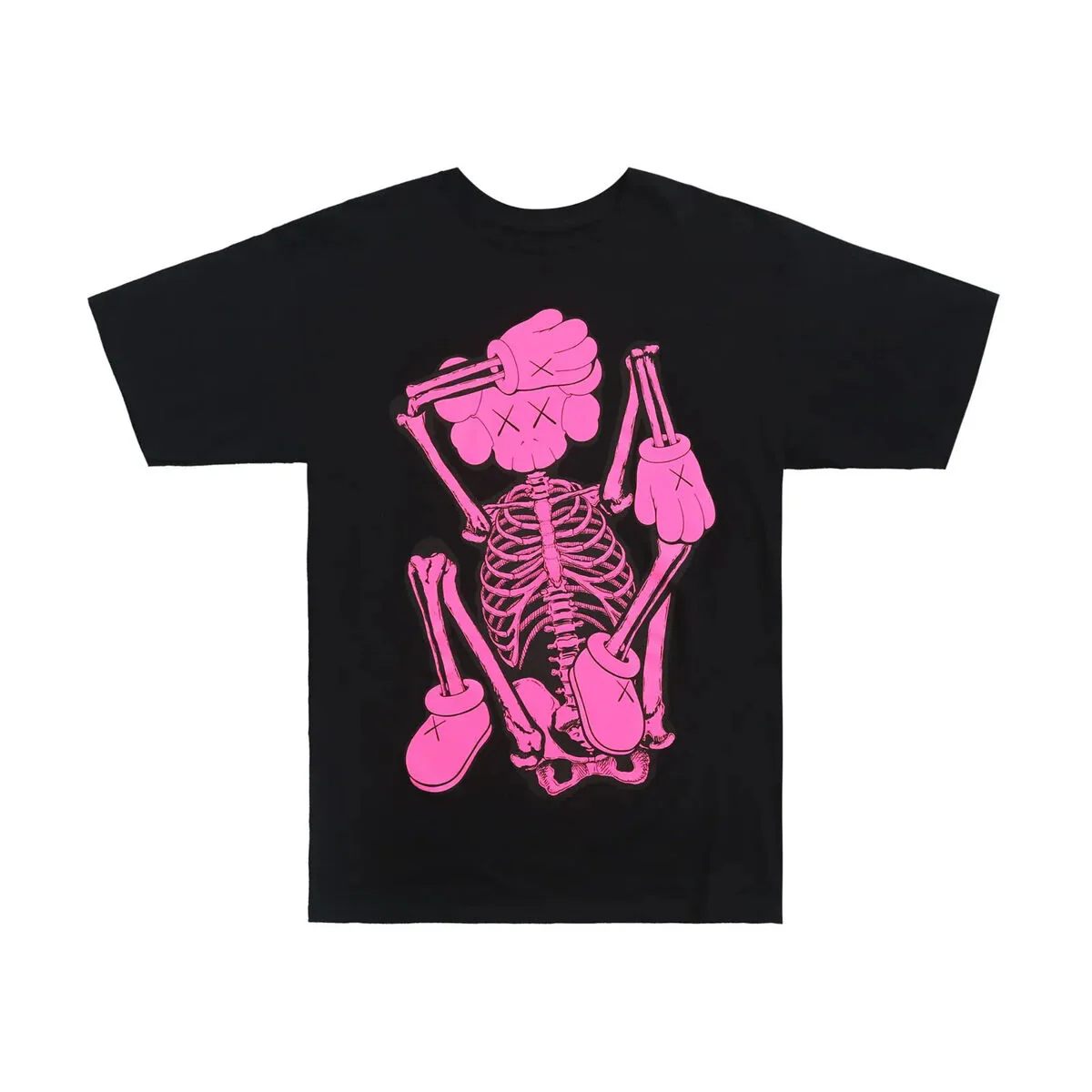 KAWS Skeleton New Fiction T-Shirt 'Black'