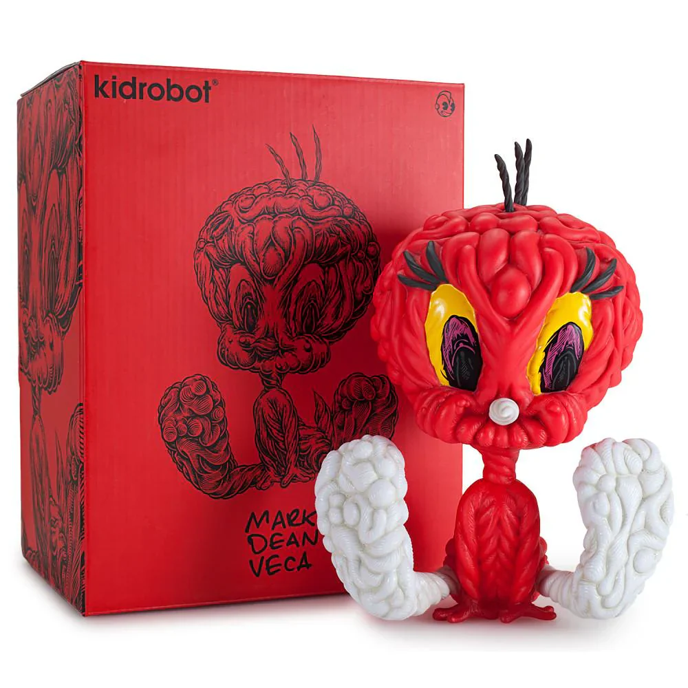 KidRobot Looney Tunes Tweety Bird 8" Art Figure By Mark Dean Veca - Image 3