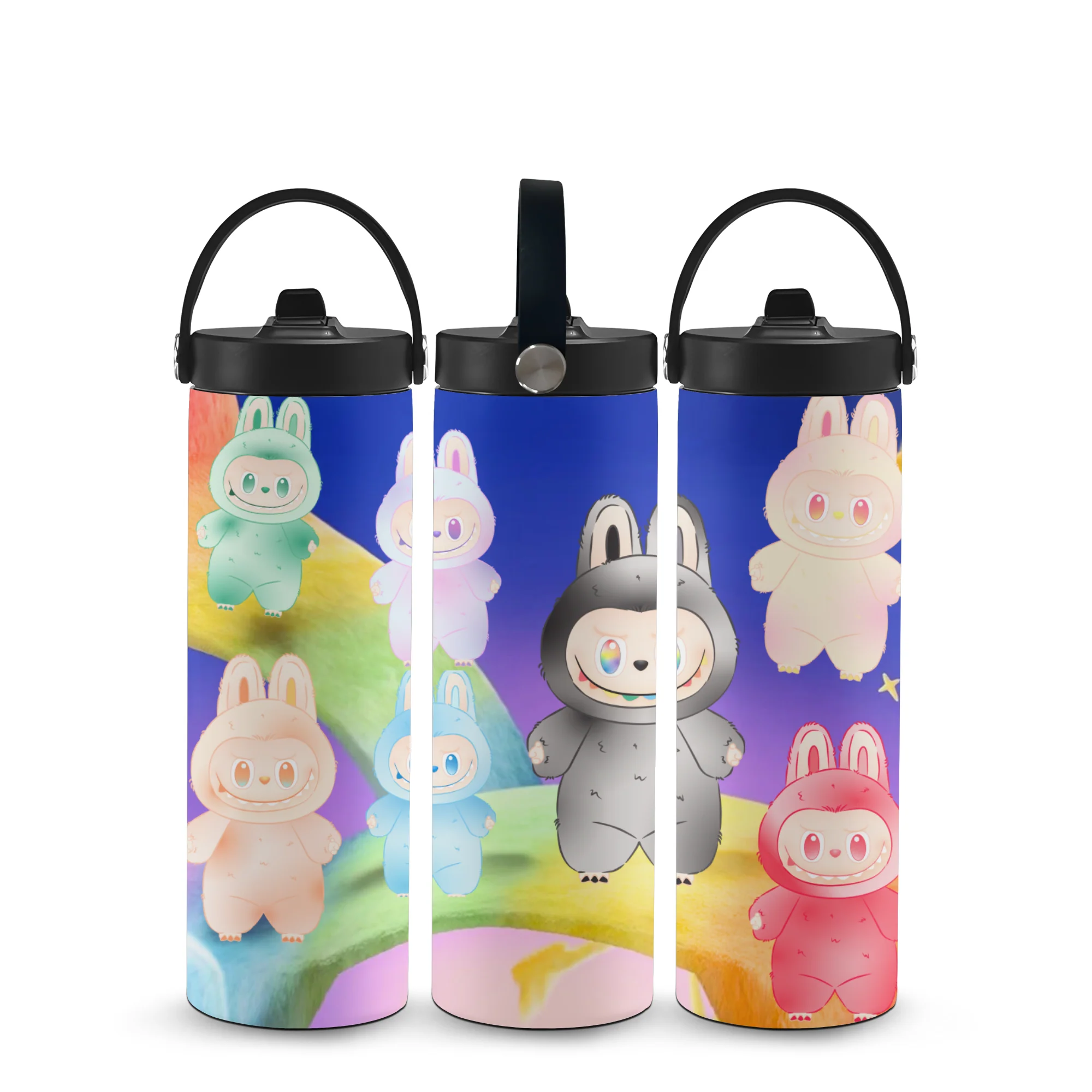 Labubu Big Into Energy Series Sublimation Bottle