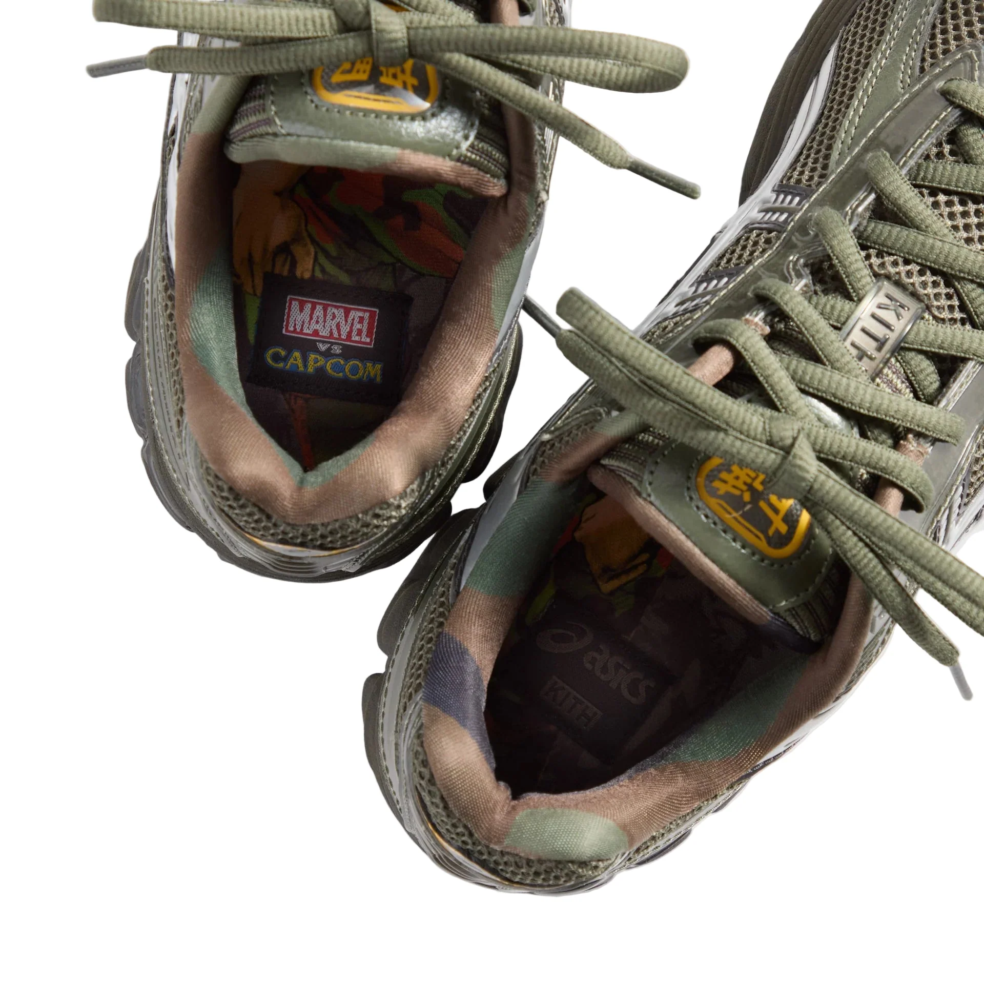Marvel vs. Capcom | Kith Asics Gel Kayano 12.1 Captain America vs. Guile Double Box - Image 12