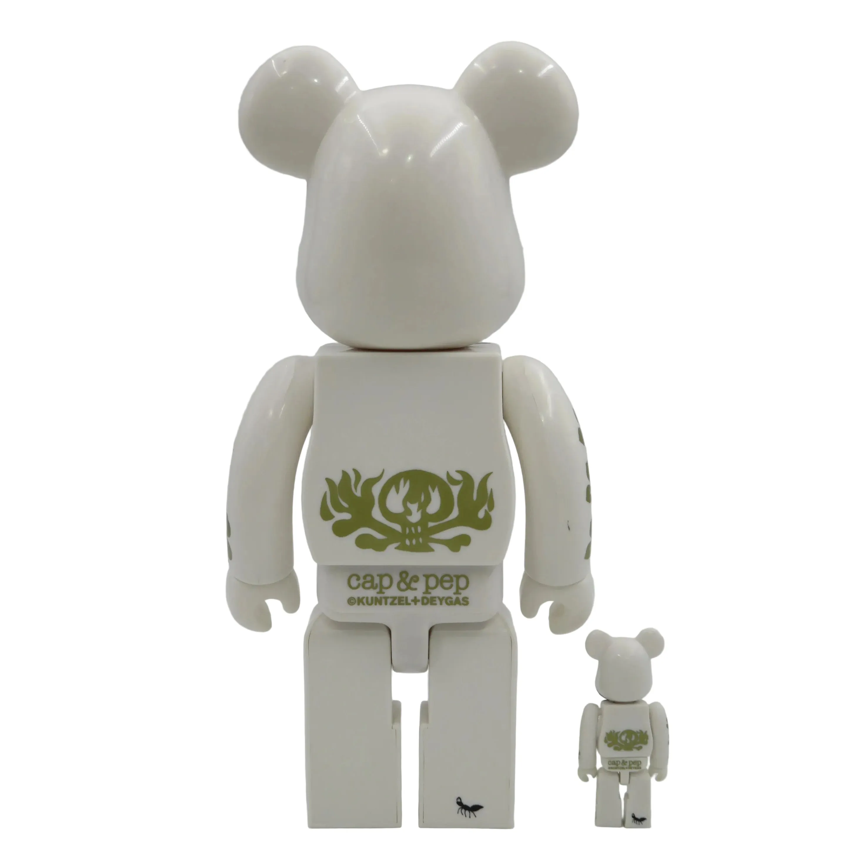 MEDICOM BE@RBRICK Kuntzel + Deygas Cap & Pep 400% + 100% Figures - Image 3