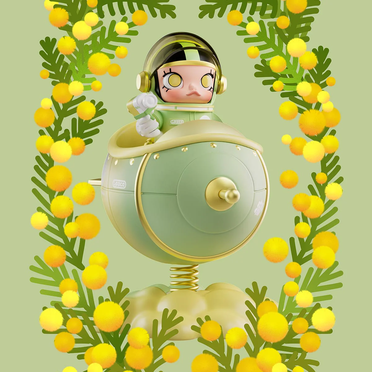 MEGA SPACE MOLLY 100% Blooming-Golden Wattle - Image 2