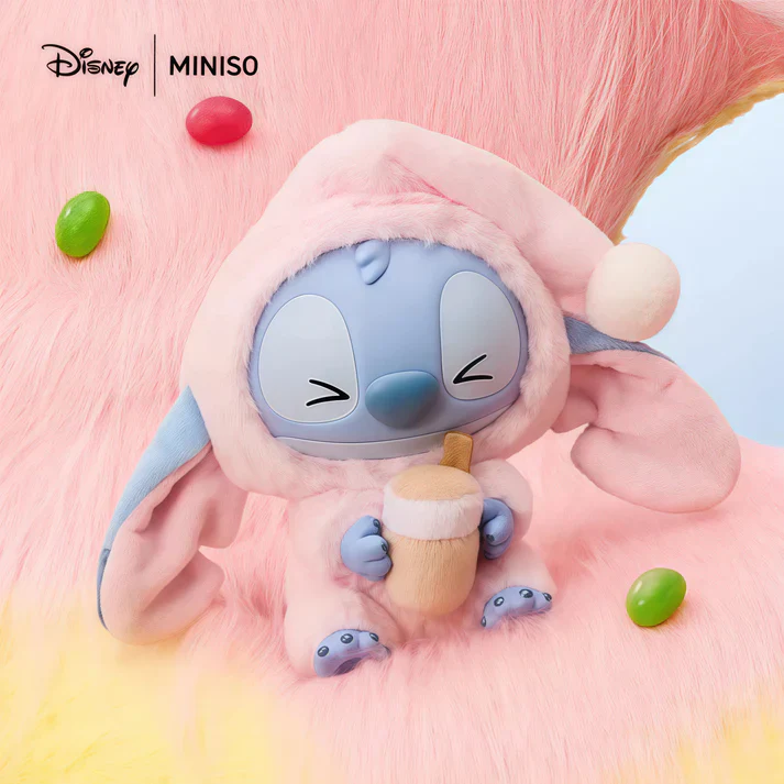 Miniso Disney Stitch Eat Something Before You Sleep Vinyl Series Blind Box x 6 - Image 6