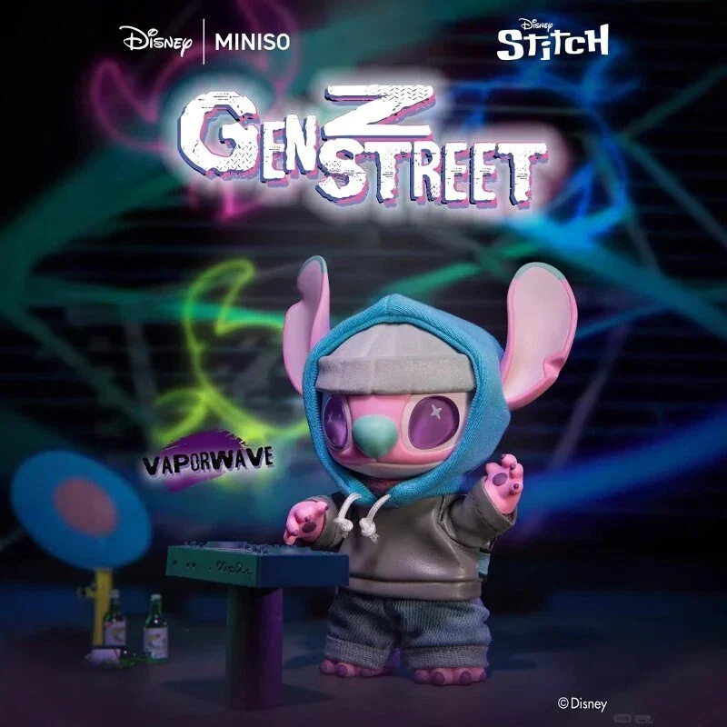 MINISO Disney Stitch GenZ Street Series-Vinyl Plush Pendant Blind Box x 1 - Image 7
