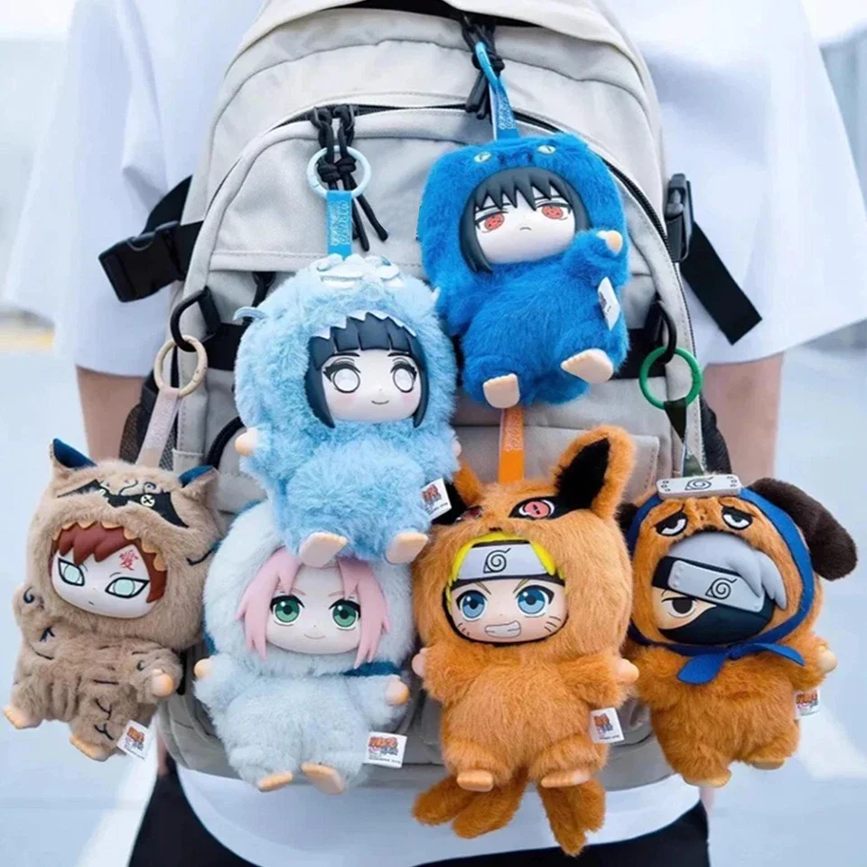 Miniso Top Toy Naruto Beast Party Plush Pendant Blind Box x 1 - Image 2