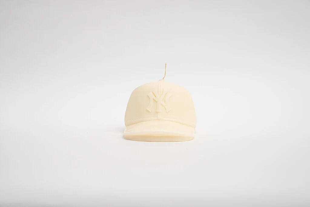 'New York Yankees Hat - White' Candle