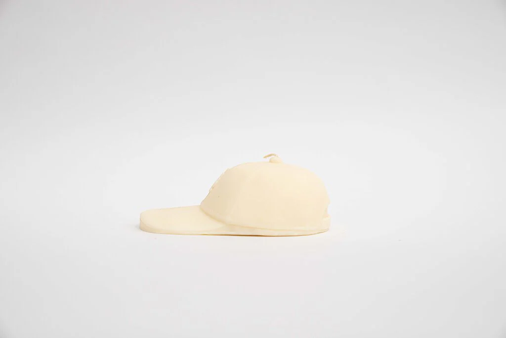 'New York Yankees Hat - White' Candle - Image 2