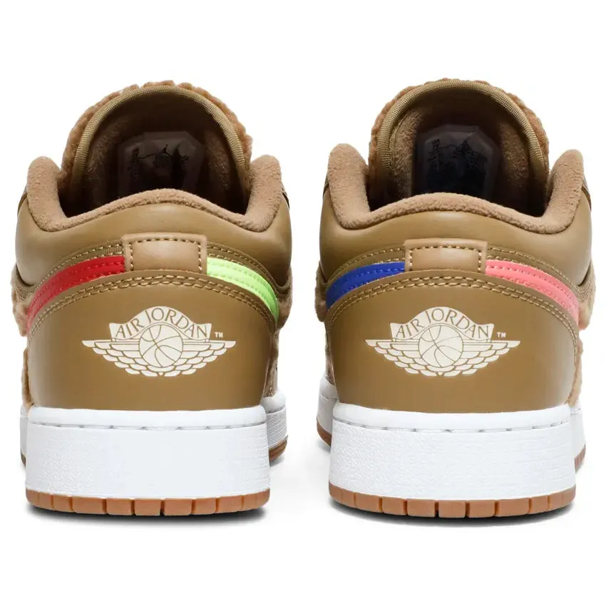 Nike Air Jordan 1 Low Utility GS 'Teddy Bear' - Image 3