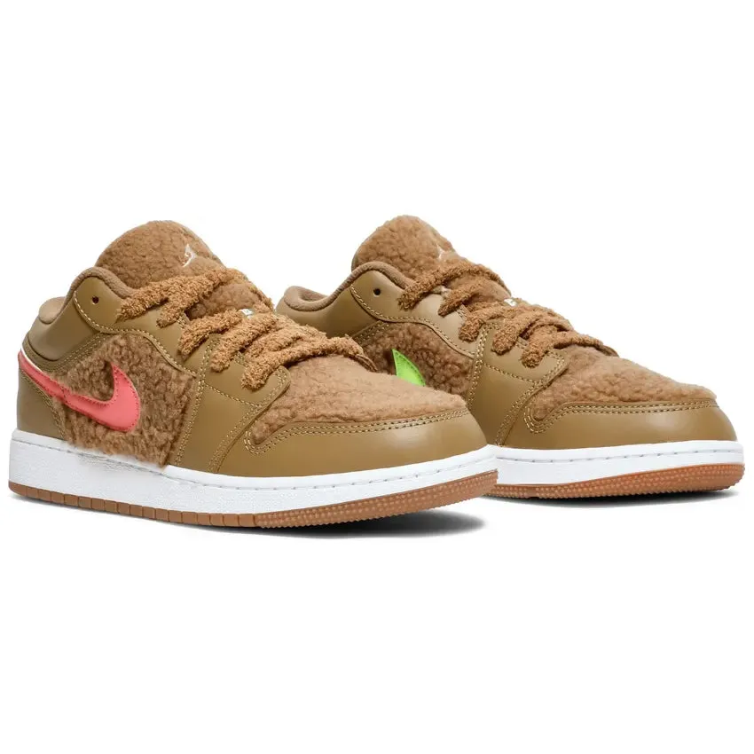 Nike Air Jordan 1 Low Utility GS 'Teddy Bear' - Image 4