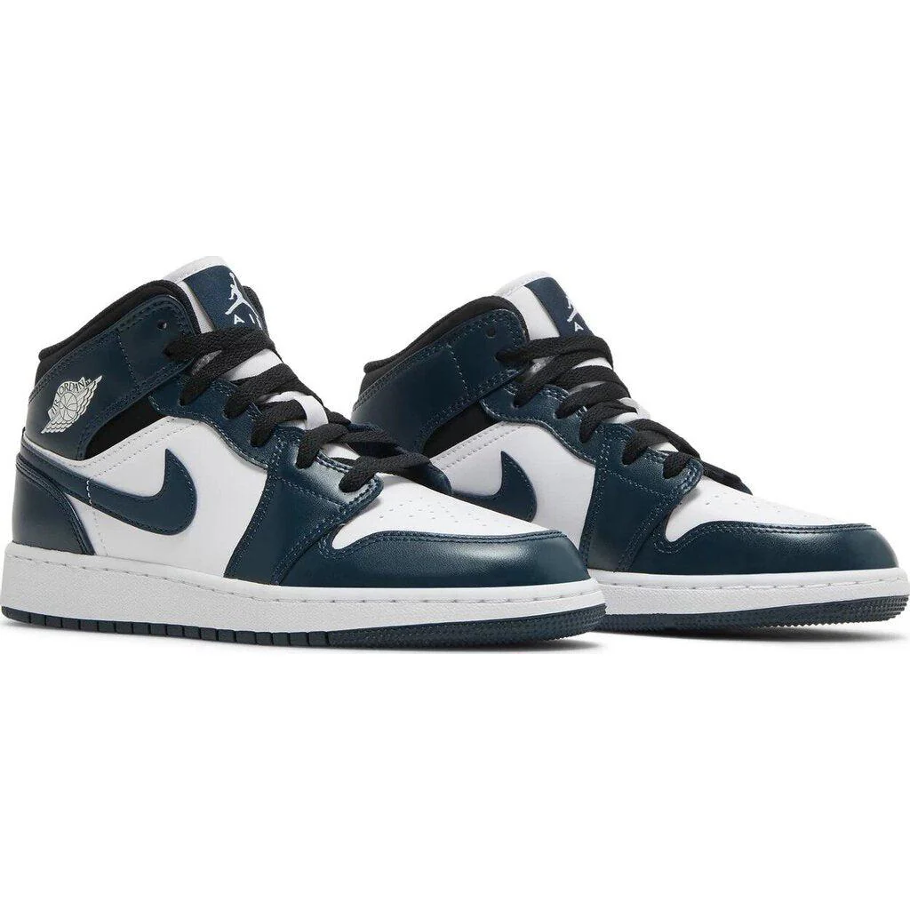 Nike Air Jordan 1 Mid 'Armory Navy' GS - Image 3
